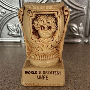 Vintage 1970 Paula “World’s Greatest Wife” Figurine